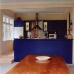 
кухня със синьо ПДЧ-ПРОМОЦИЯ от Перфект Мебел